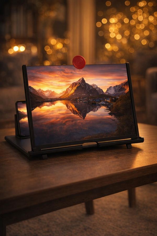 Después: pantalla amplificada