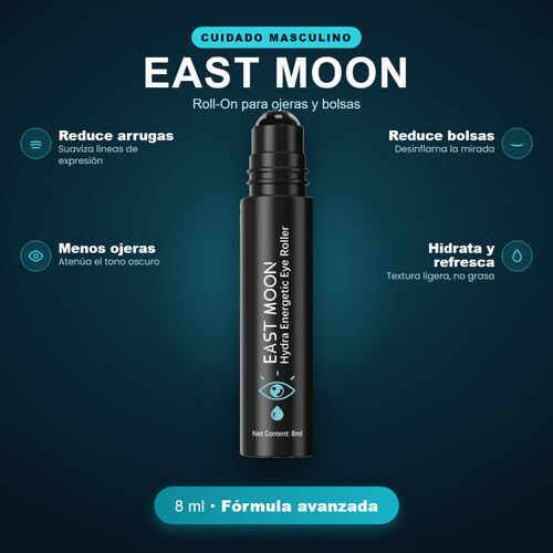 EAST MOON Roll-On para ojeras y bolsas