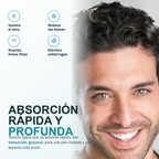 Absorcion rapida y profunda, sin sensacion grasosa