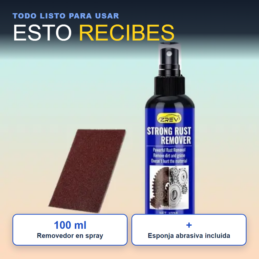 Lo que recibes: frasco de 100 ml y esponja abrasiva