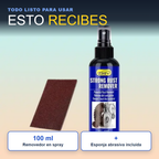 Lo que recibes: frasco de 100 ml y esponja abrasiva