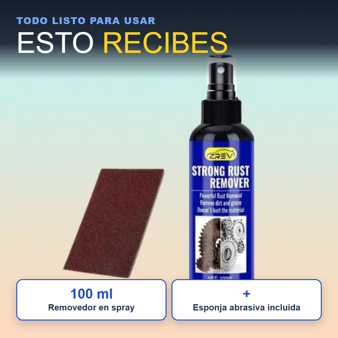 Lo que recibes: frasco de 100 ml y esponja abrasiva