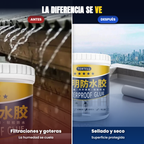 Antes y despues: de filtraciones a superficie sellada y seca